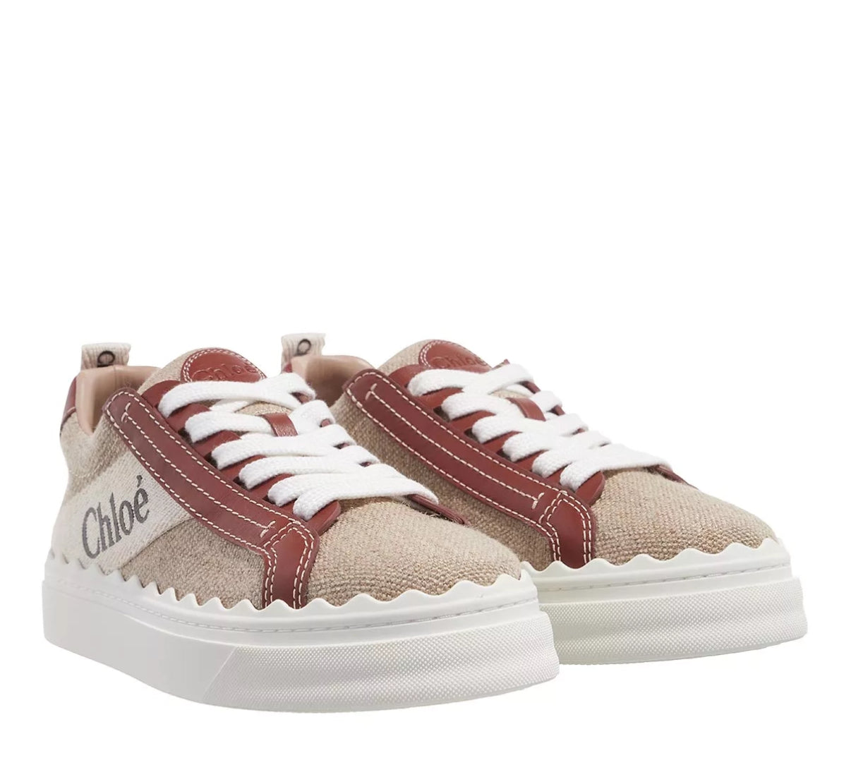 CHLOÉ
Lauren Sneaker White Brown