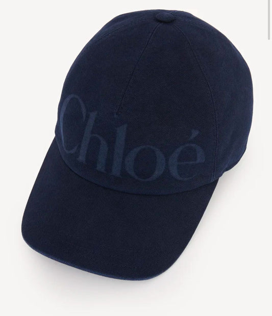 CHLOÉ ESSENTIALS CAP AUS GEWASCHENER BAUMWOLLE
