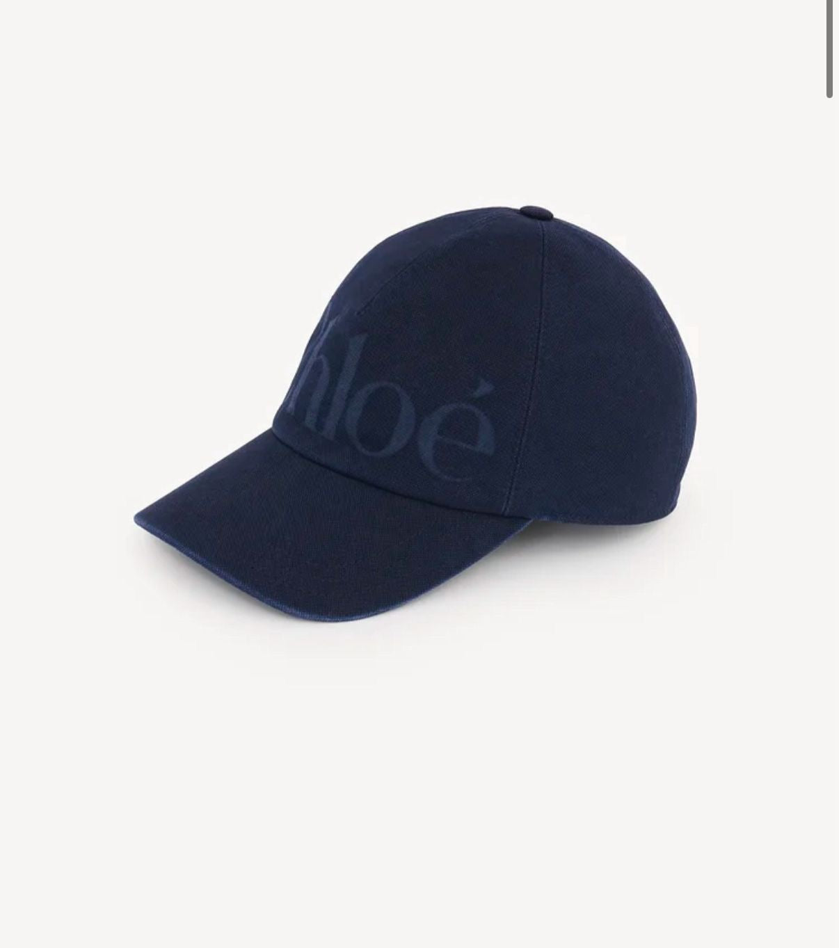 CHLOÉ ESSENTIALS CAP AUS GEWASCHENER BAUMWOLLE