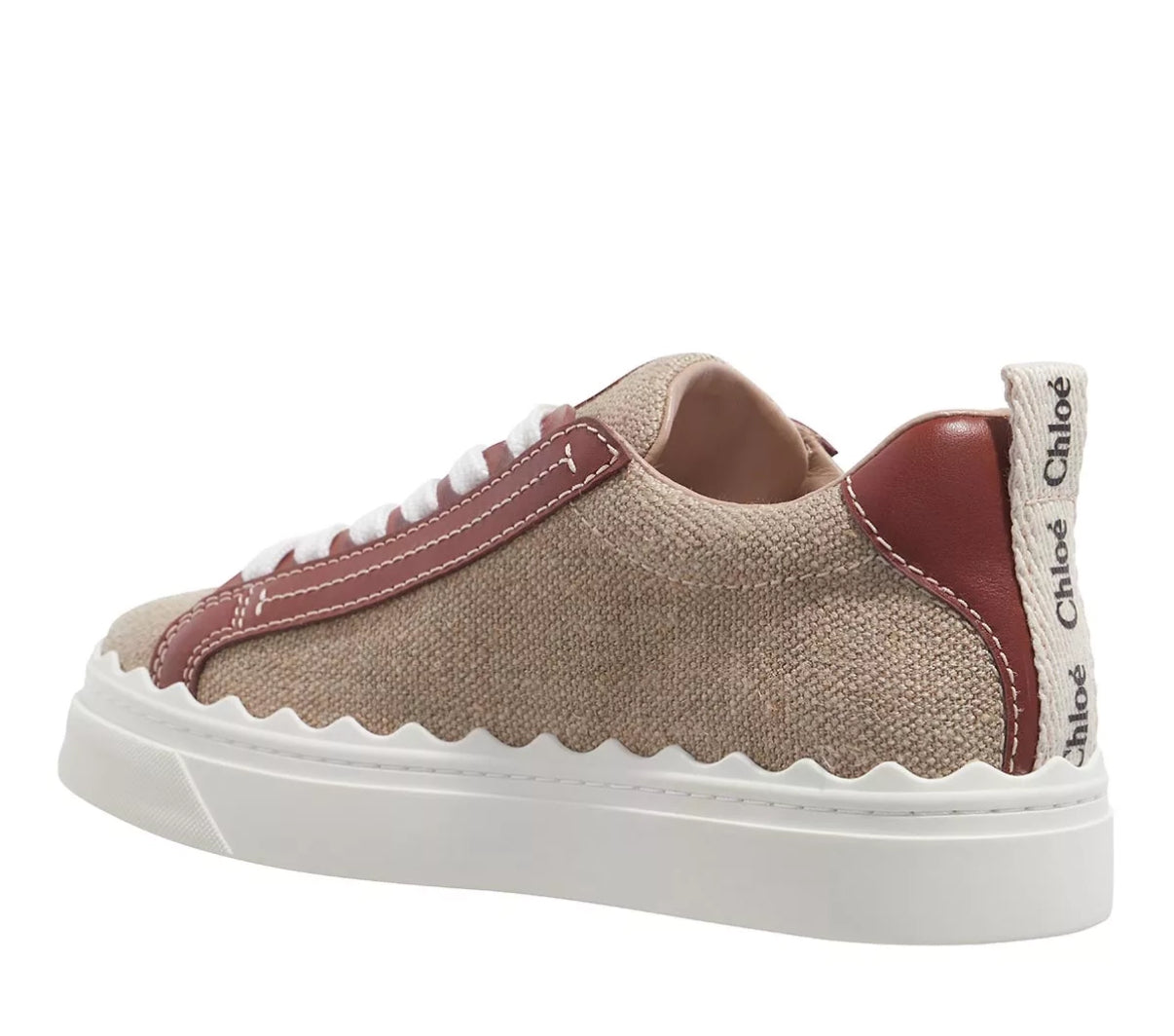 CHLOÉ
Lauren Sneaker White Brown